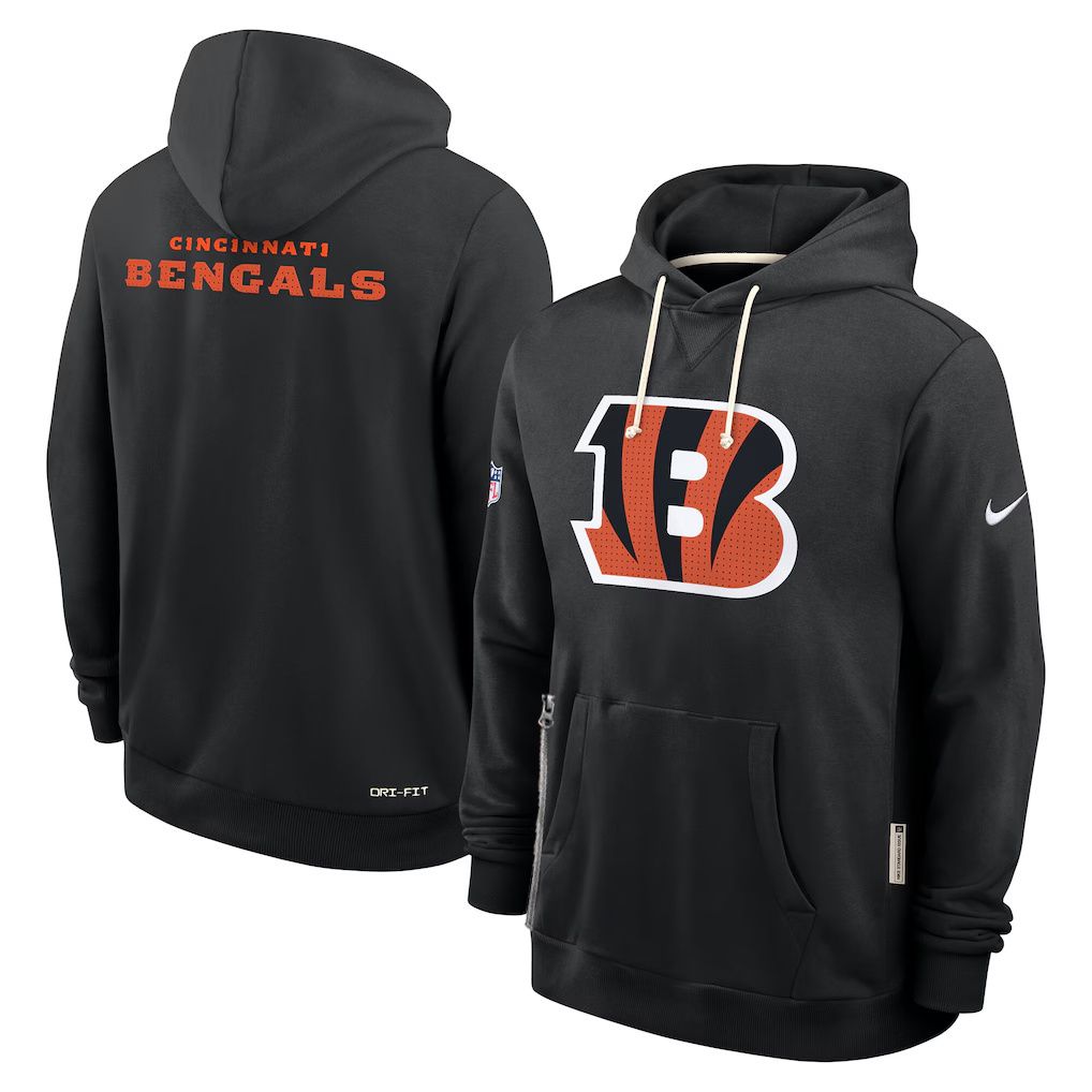 Men 2026 NFL Cincinnati Bengals hoodie black 01->seattle seahawks->NFL Jersey